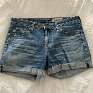 AG the Hailey ex boyfriend Jean shorts